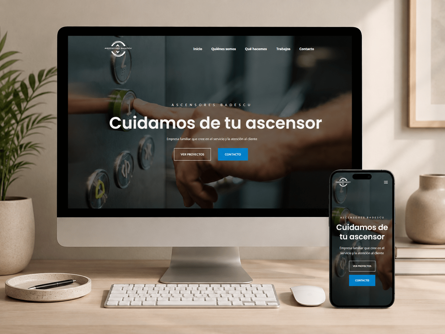 Proyecto web Ascensores Badescu
